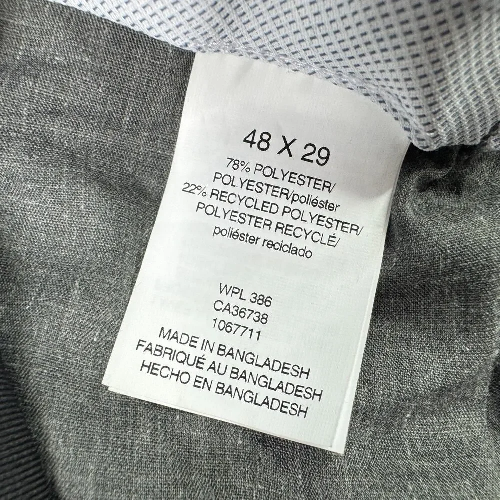Haggar Mens Big & Tall Premium Comfort Classic Fit Dress Pants Black 48x29